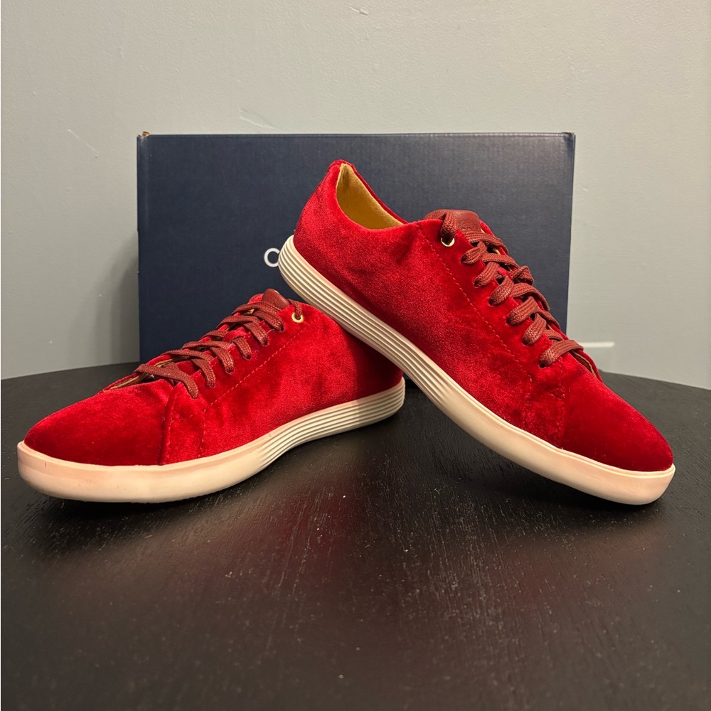 Cole Haan Red Velvet Women’s Sneakers